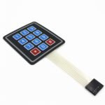 teclado membrana 12 teclas 3x4