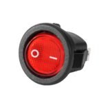 Botão Gangorra Vermelho C/ Neon