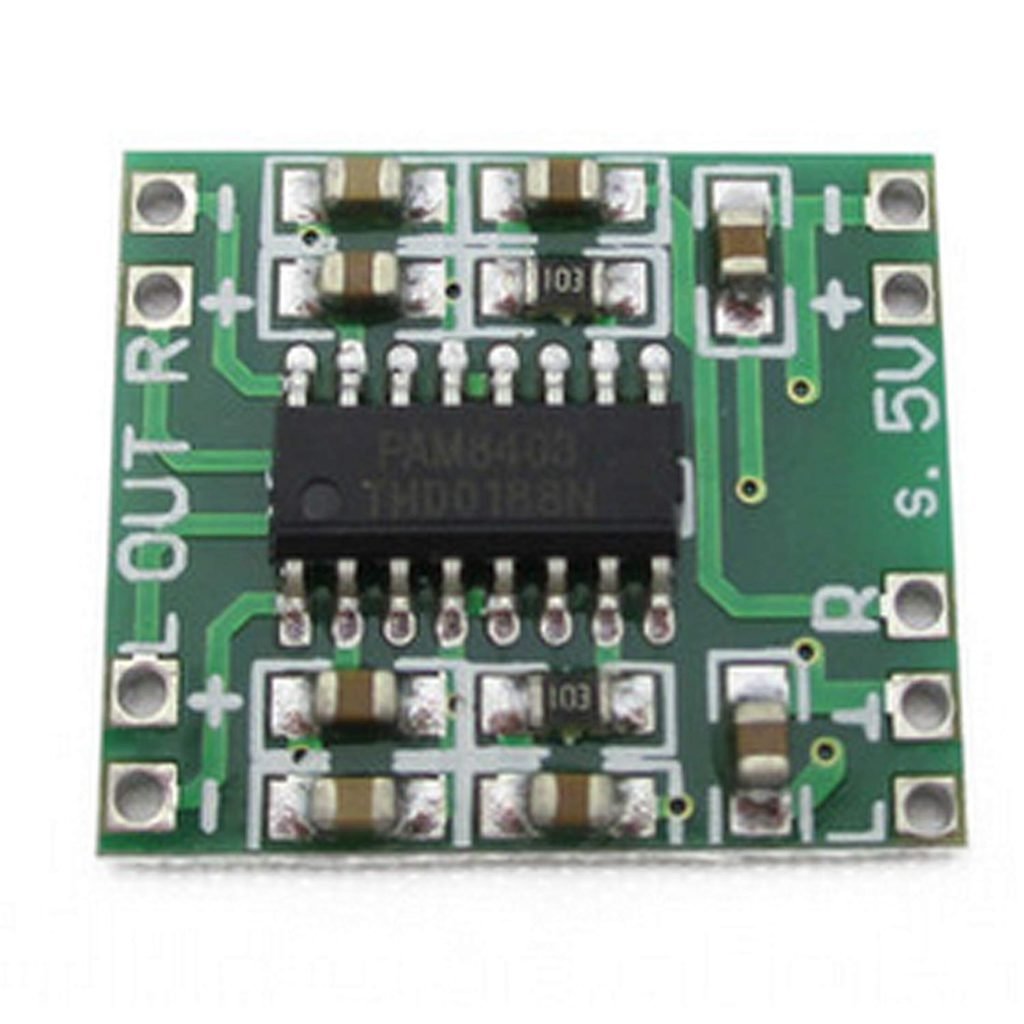 Amplificador de Áudio PAM8403 – CIRCUITO FACIL COMPONENTES ELETRONICOS ...
