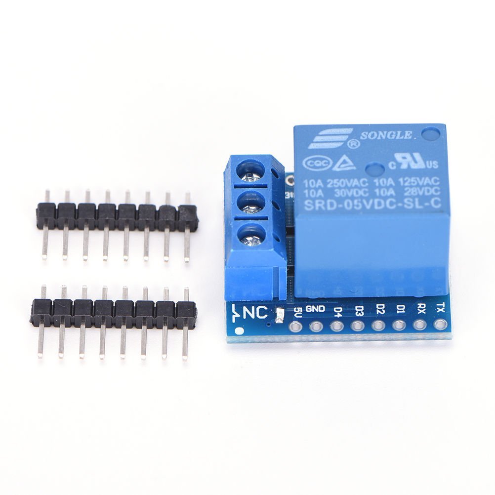 Relé Shield 1 Canal 5V P/ Wemos D1 Mini – CIRCUITO FACIL COMPONENTES ...