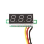 Mini Voltimetro Digital 0-100v DC, 3 Fios